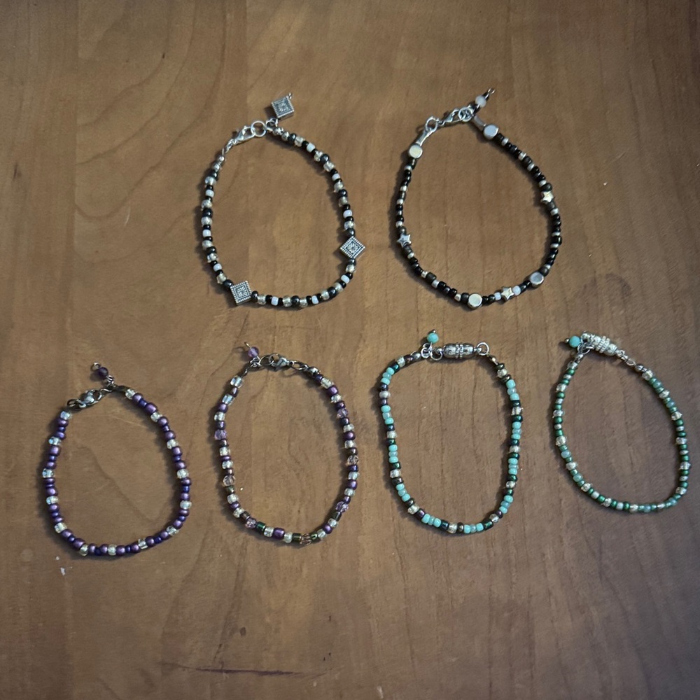 Handmade bracelets sold separately